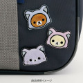 Japan San-X Fluffy Patch Sticker - Rilakkuma : Rilakkuma and Awawaneko - 2