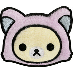 Japan San-X Fluffy Patch Sticker - Korilakkuma : Rilakkuma and Awawaneko
