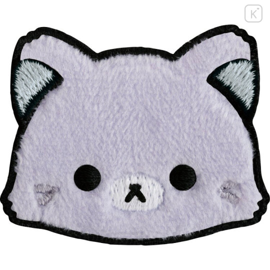 Japan San-X Fluffy Patch Sticker - Awawaneko : Rilakkuma and Awawaneko - 1