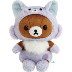 Japan San-X Collectible Plush Toy - Chairoikoguma : Rilakkuma and Awawaneko