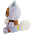 Japan San-X Collectible Plush Toy - Chairoikoguma : Rilakkuma and Awawaneko - 2