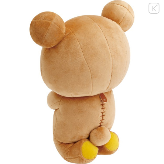 Japan San-X Kneeling Plush Toy - Rilakkuma : Rilakkuma and Awawaneko - 2