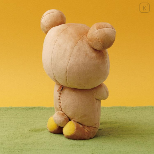 Japan San-X Kneeling Plush Toy - Rilakkuma : Rilakkuma and Awawaneko - 5