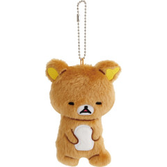 Japan San-X Hanging Plush Toy - Rilakkuma : Rilakkuma and Awawaneko