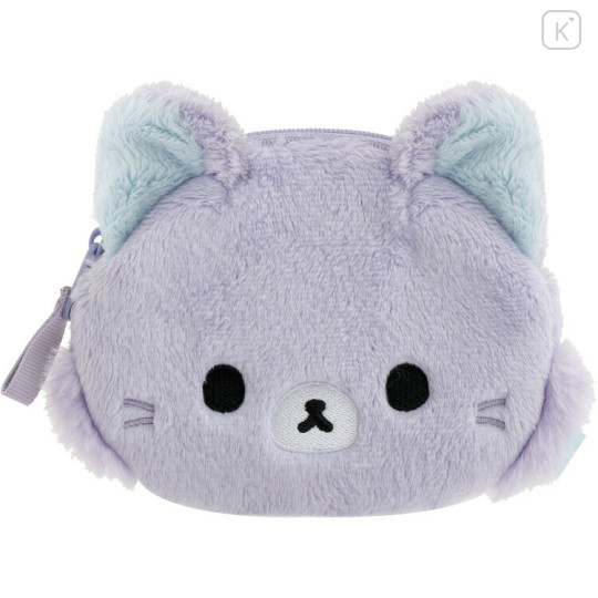 Japan San-X Plush Coin Case - Awawaneko : Rilakkuma and Awawaneko - 1