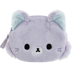 Japan San-X Plush Coin Case - Awawaneko : Rilakkuma and Awawaneko