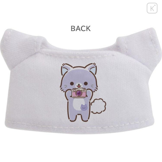 Japan San-X Plush Dress-Up Set - Rilakkuma and Awawaneko Sunglasses & T-shirt - 4
