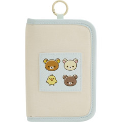 Japan San-X Outing Wallet - Rilakkuma : Rilakkuma and Awawaneko