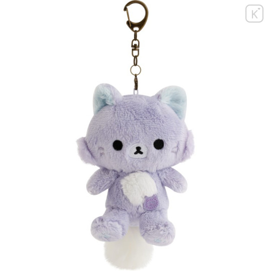 Japan San-X Outing Plush Keychain - Awawaneko : Rilakkuma and Awawaneko - 1