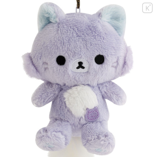 Japan San-X Outing Plush Keychain - Awawaneko : Rilakkuma and Awawaneko - 2