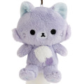Japan San-X Outing Plush Keychain - Awawaneko : Rilakkuma and Awawaneko - 2