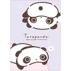 Japan San-X A4 Clear Holder - The Usual Tarepanda A