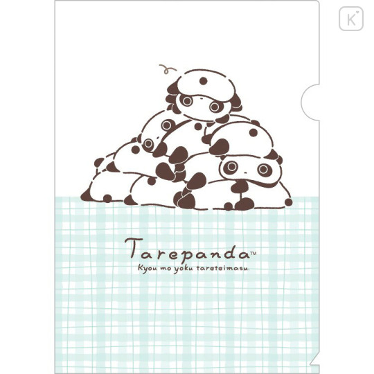 Japan San-X A4 Clear Holder - The Usual Tarepanda B - 1