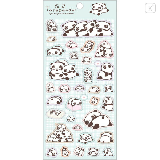 Japan San-X Sticker Sheet - The Usual Tarepanda B - 1