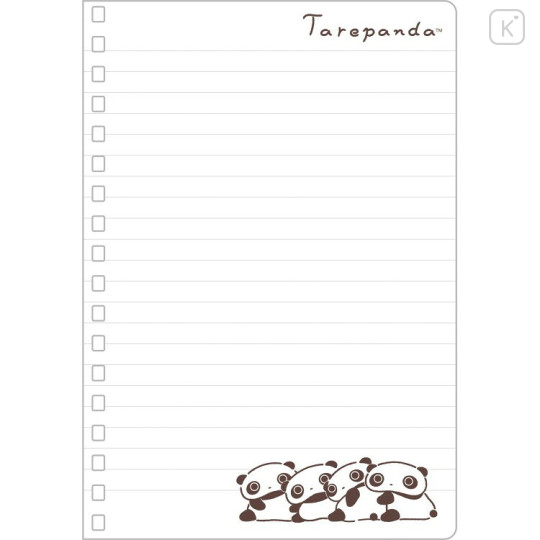 Japan San-X B6SP Notebook - The Usual Tarepanda B - 2