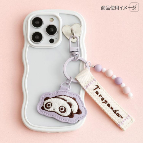 Japan San-X Patch Keychain - The Usual Tarepanda - 4
