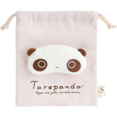 Japan San-X Drawstring Bag with 3D Mascot - The Usual Tarepanda