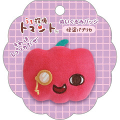 Japan San-X Plush Badge - Uso Tantei Tomanto : Tomanto vs Paprika the Phantom Thief