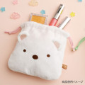 Japan San-X Plush Drawstring Bag - Sumikko Gurashi : Shirokuma Polar Bear - 3