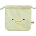 Japan San-X Plush Drawstring Bag - Sumikko Gurashi : Penguin? - 1