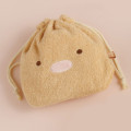 Japan San-X Plush Drawstring Bag - Sumikko Gurashi : Tonkatsu Fried Pork Cutlet - 2