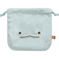 Japan San-X Plush Drawstring Bag - Sumikko Gurashi : Tokage Dinosaur Lizard - 1