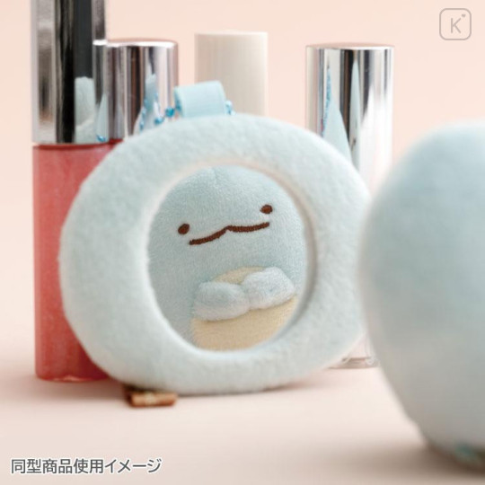 Japan San-X Plush Mirror Keychain - Sumikko Gurashi : Penguin? - 5