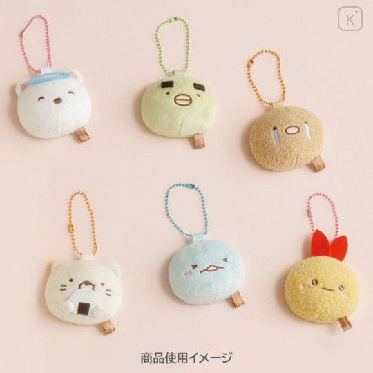 Japan San-X Plush Mirror Keychain - Sumikko Gurashi : Penguin? - 6