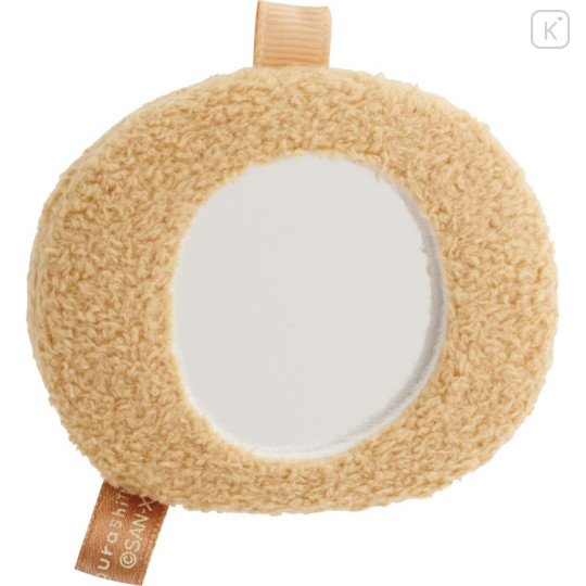 Japan San-X Plush Mirror Keychain - Sumikko Gurashi : Tonkatsu Fried Pork Cutlet - 3