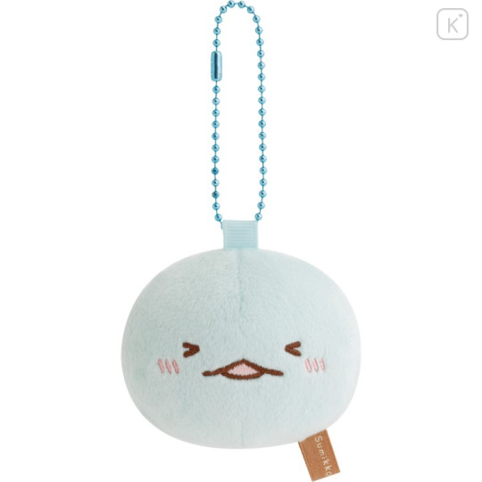 Japan San-X Plush Mirror Keychain - Sumikko Gurashi : Tokage Dinosaur Lizard - 1
