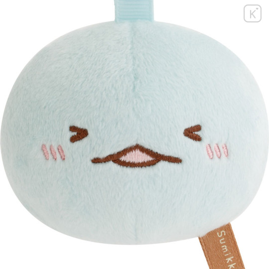 Japan San-X Plush Mirror Keychain - Sumikko Gurashi : Tokage Dinosaur Lizard - 2