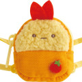 Japan San-X Tenori Plush Backpack - Sumikko Gurashi : Ebifurai no Shippo Fried Shrimp Tail - 2