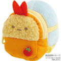 Japan San-X Tenori Plush Backpack - Sumikko Gurashi : Ebifurai no Shippo Fried Shrimp Tail - 5