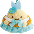 Japan San-X Hanging Plush Toy - Sumikko Gurashi Aji Furai no Shippo : High School - 2