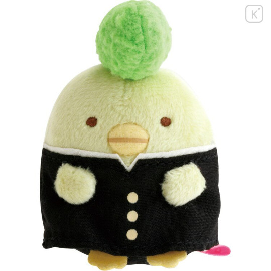 Japan San-X Tenori Plush (SS) Set - Sumikko Gurashi : Penguin? & Tapioca High School - 2