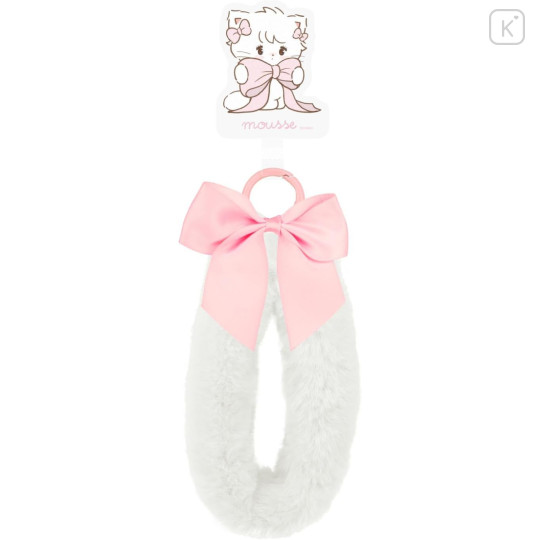 Japan Mikko Illustrations Multi Ring Plus with Fur Hand Strap - Lil ala mode : Mousse - 1