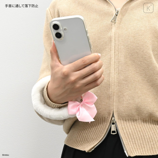 Japan Mikko Illustrations Multi Ring Plus with Fur Hand Strap - Lil ala mode : Mousse - 2