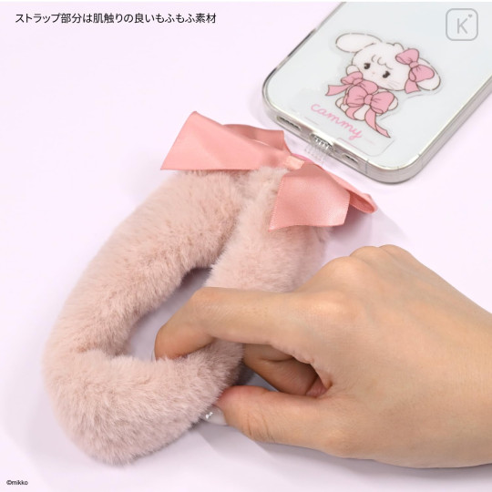Japan Mikko Illustrations Multi Ring Plus with Fur Hand Strap - Lil ala mode : Cammy - 3