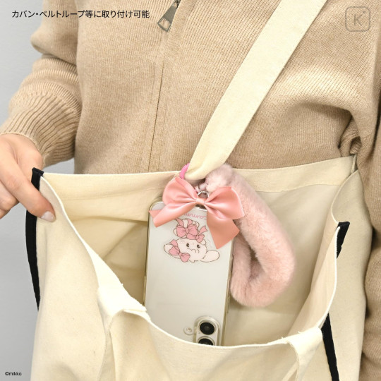 Japan Mikko Illustrations Multi Ring Plus with Fur Hand Strap - Lil ala mode : Cammy - 4