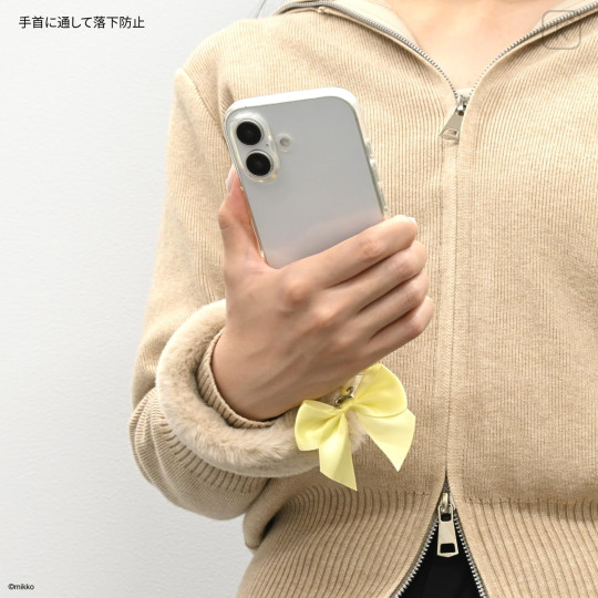 Japan Mikko Illustrations Multi Ring Plus with Fur Hand Strap - Lil ala mode : Souffle - 2