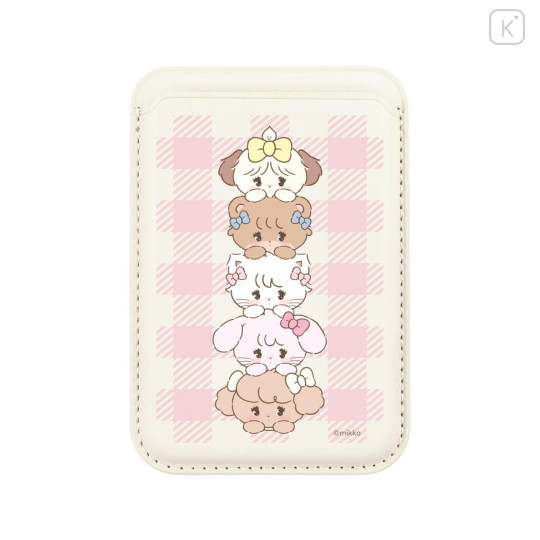 Japan Mikko Illustrations MagSafe Card Wallet - Lil ala mode : White - 1