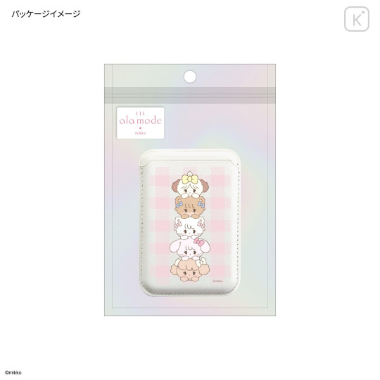 Japan Mikko Illustrations MagSafe Card Wallet - Lil ala mode : White - 7