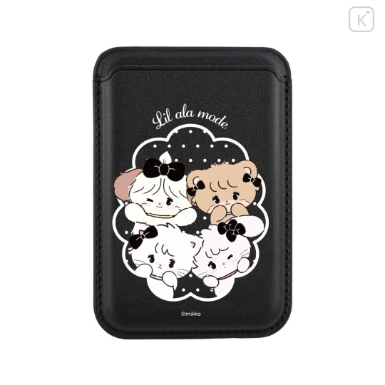 Japan Mikko Illustrations MagSafe Card Wallet - Lil ala mode : Black - 1
