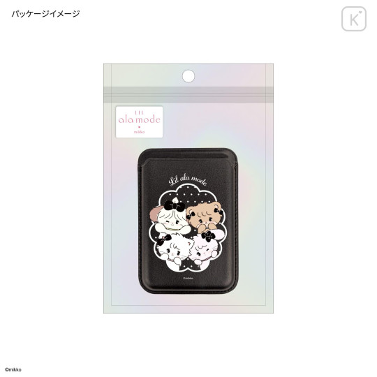 Japan Mikko Illustrations MagSafe Card Wallet - Lil ala mode : Black - 7