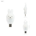 Japan Miffy Powattomo Soft Glow USB-C Charm Pin - Miffy - 2