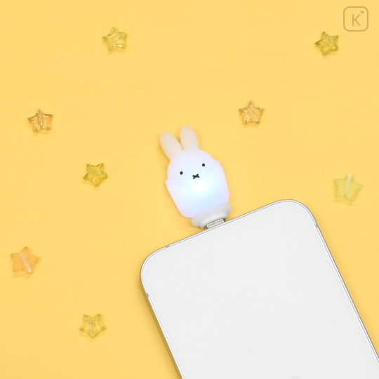 Japan Miffy Powattomo Soft Glow USB-C Charm Pin - Miffy - 6