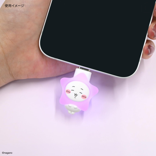 Japan Chiikawa Powattomo Soft Glow USB-C Charm Pin - Chiikawa - 4