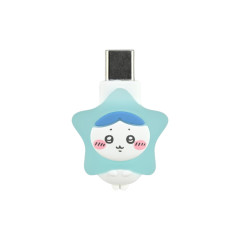 Japan Chiikawa Powattomo Soft Glow USB-C Charm Pin - Hachiware