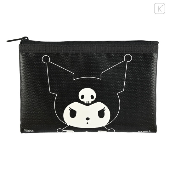 Japan Sanrio Flame Retardant Safety Pouch - Kuromi - 1