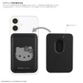 Japan Sanrio MagSafe Card Wallet - Hello Kitty : Gray - 3